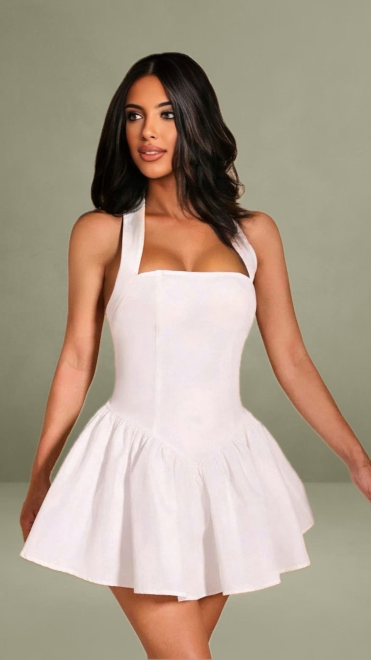 Bianca Halter Mini Dress