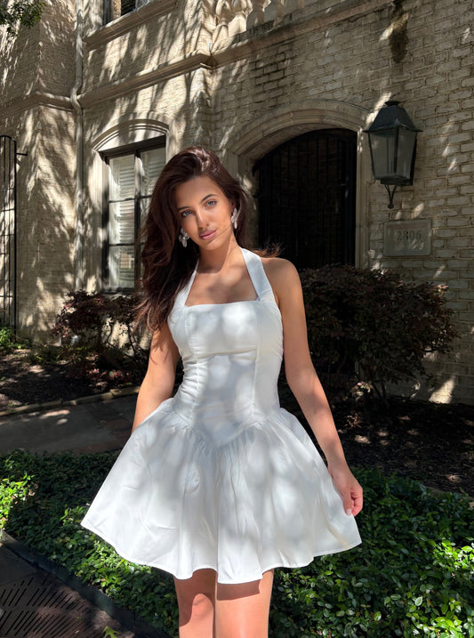 Bella Halter Mini Dress